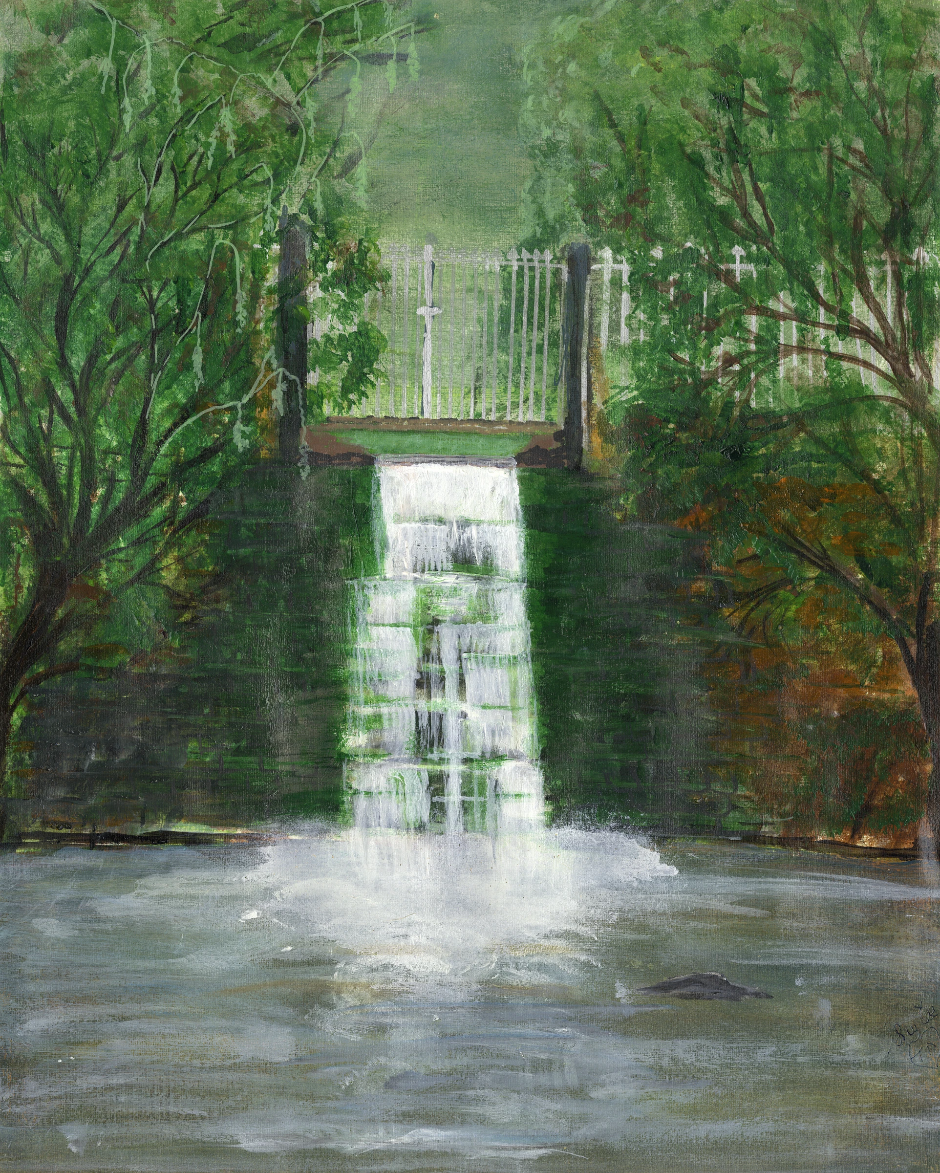 Waterfall by Suzanne Taylor Dreaves
