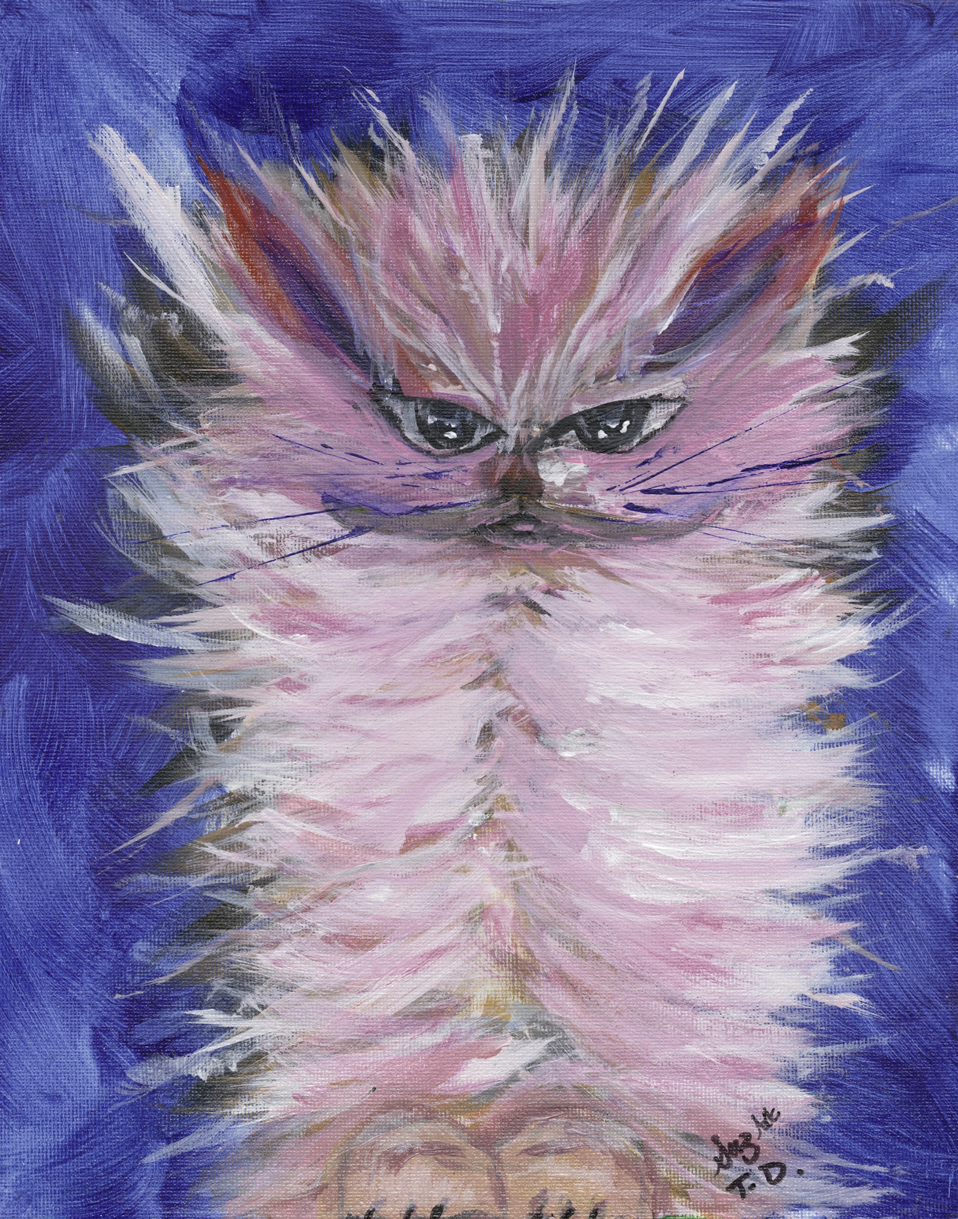 Cat Blue by Suzanne Taylor Dreaves